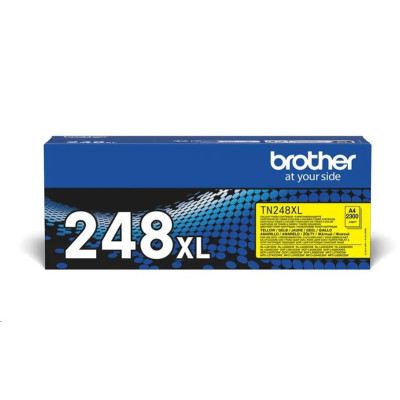 Originálny toner Brother TN-248XLY, žltý, 2300 strán, XL