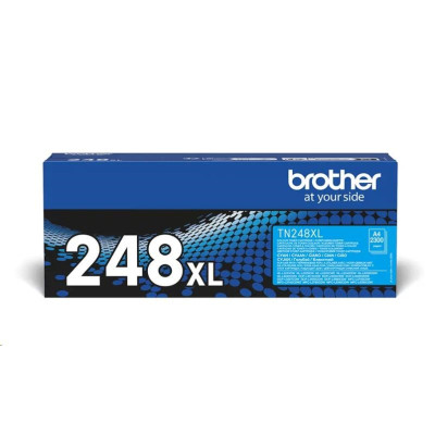 Originálny toner Brother TN-248XLC, azúrový, 2300 strán, XL