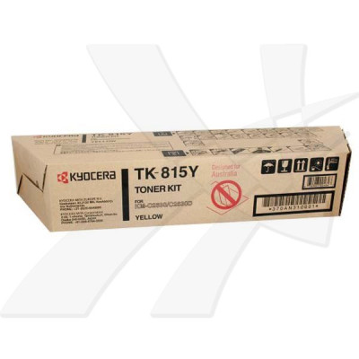 Originálny toner Kyocera TK-815Y, žltý, 20000 strán