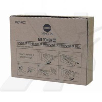 Originálny toner Konica Minolta 8931602 (MTII), čierny, 4 × 50 g, 4-pack