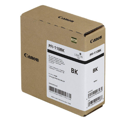 Originálny atrament Canon PFI-110Bk (2364C001), čierny, 160 ml