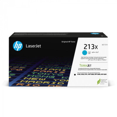 Originálny toner HP W2131X (213X), azúrový, 6000 strán