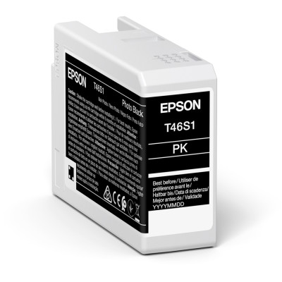 Originálny atrament Epson T46S1 (C13T46S100), photo čierny, 25 ml