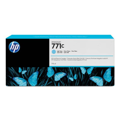 Originálny atrament HP B6Y12A (771C), svetlo azúrový, 775 ml