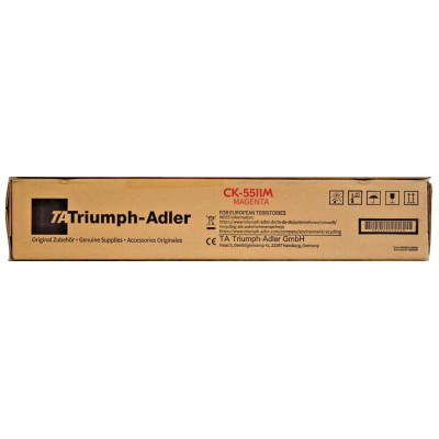 Originálny toner Triumph Adler CK-5511M (1T02R5BTA0), purpurový, 12000 strán