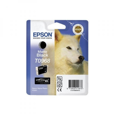 Originálny atrament Epson T0968 (C13T09684010), matne čierny, 13 ml