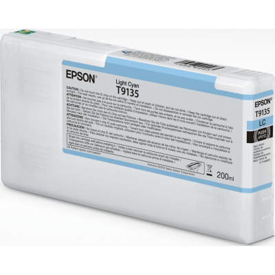 Originálny atrament Epson T9135 (C13T913500), svetlo azúrový, 200 ml