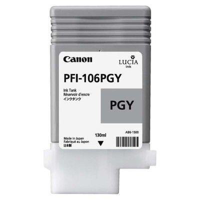 Originálny atrament Canon PFI-106PGy (6631B001), photo šedý, 130 ml