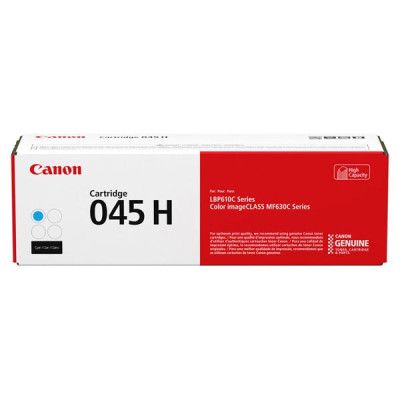 Originálny toner Canon 045HC (1245C002), azúrový, 2200 strán