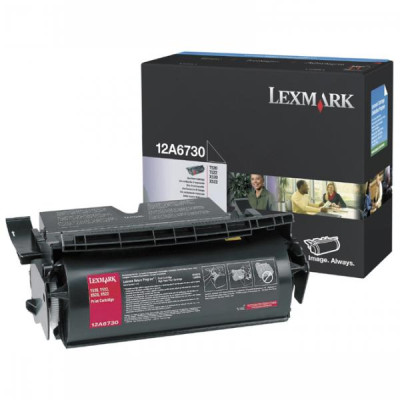 Originálny toner Lexmark 12A6730, čierny, 7500 strán