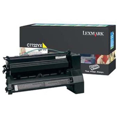 Originálny toner Lexmark C7722YX, žltý, 15000 strán