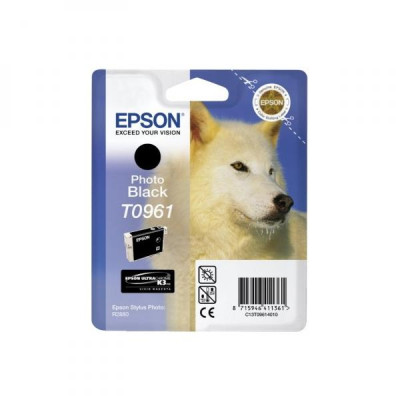 Originálny atrament Epson T0961 (C13T09614010), photo čierny, 13 ml