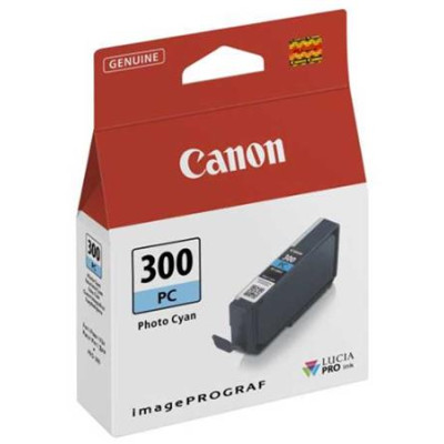 Originálny atrament Canon PFI-300PC (4197C001), photo azúrový, 14,4 ml