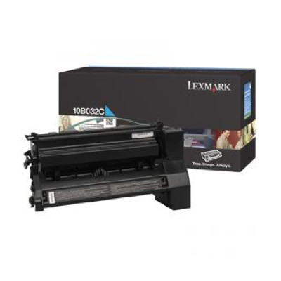 Originálny toner Lexmark 10B032C, azúrový, 15000 strán