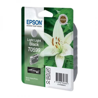 Originálny atrament Epson T0599 (C13T059940), svetlo svetlo čierny, 13 ml