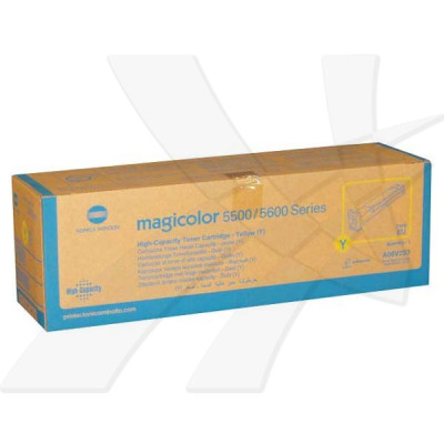 Originálny toner Konica Minolta A06V253, žltý, 12000 strán