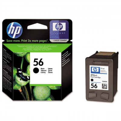 Originálny atrament HP C6656AE (56), čierny, 19 ml