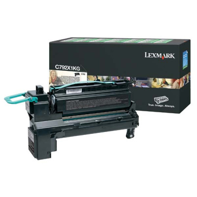 Originálny toner Lexmark C792X1KG, čierny, 20000 strán