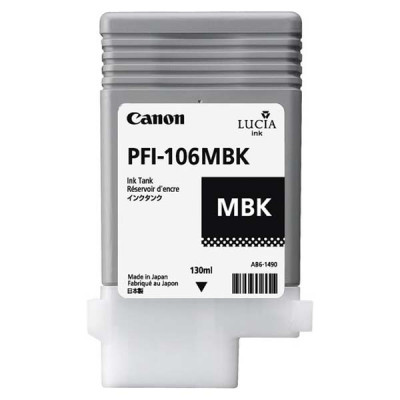 Originálny atrament Canon PFI-106MBk (6620B001), matne čierny, 130 ml
