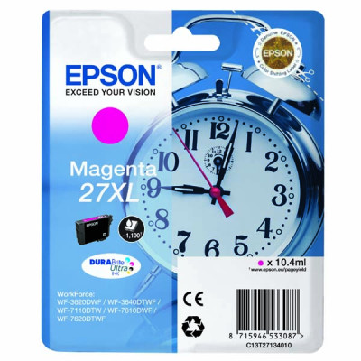 Originálny atrament Epson T2713XL (C13T27134010), purpurový, 10,4 ml