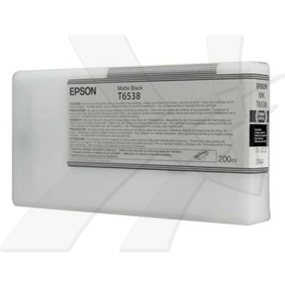 Originálny atrament Epson T6538 (C13T653800), matne čierny, 200 ml