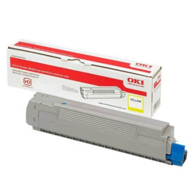 Originálny toner Oki C532 (46490401), žltý, 1500 strán
