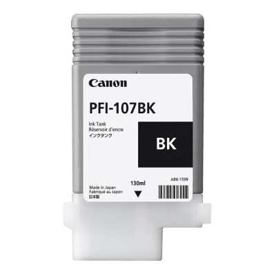 Originálny atrament Canon PFI-107Bk (6705B001), čierny, 130 ml
