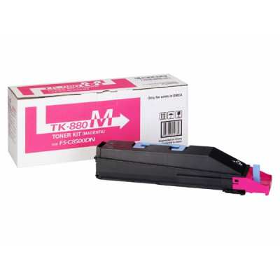 Originálny toner Kyocera TK-880M, purpurový, 18000 strán