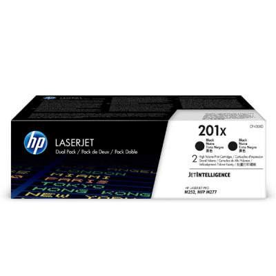 Originálny toner HP CF400XD (201X), čierny, 2 × 2800 strán, 2-pack