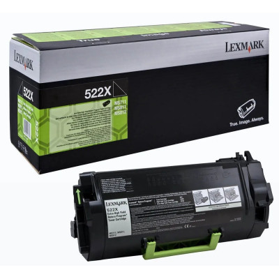 Originálny toner Lexmark 52D0XA0 (52D2X00, 52D2X0E), čierny, 45000 strán