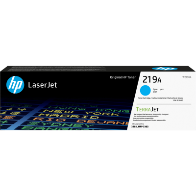 Originálny toner HP W2191A (219A), azúrový, 1200 strán