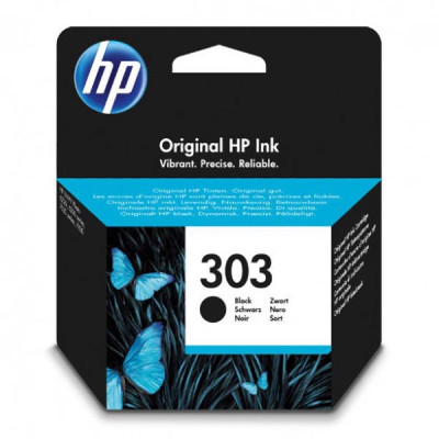 Originálny atrament HP T6N02AE (303), čierny, 200 strán