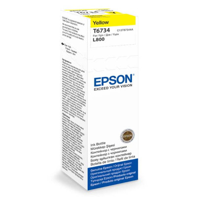 Originálny atrament Epson T6734 (C13T67344A), žltý, 70 ml