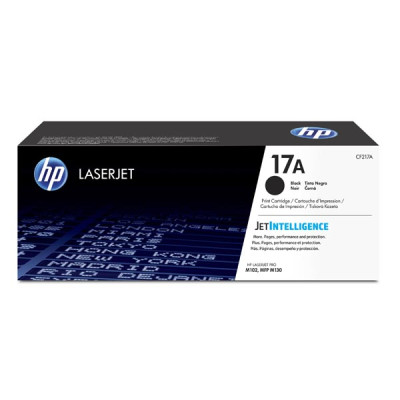 Originálny toner HP CF217A (17A), čierny, 1600 strán
