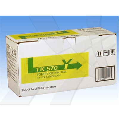 Originálny toner Kyocera TK-570Y, žltý, 12000 strán