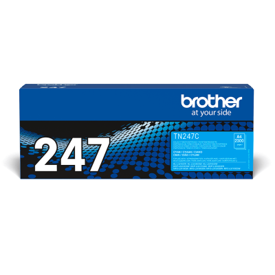 Brother TN-247C, originálny toner, azúrový