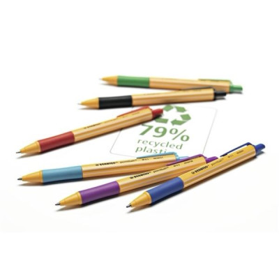 Kuličkové pero STABILO pointball - sada 6 barev