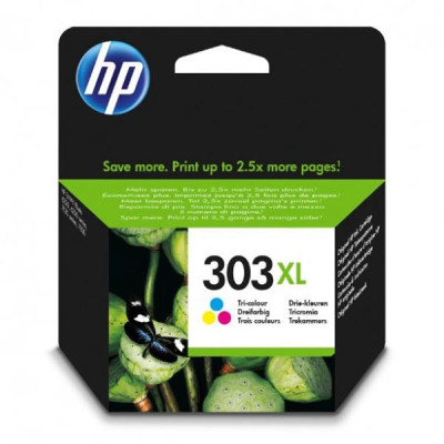 Originálny atrament HP T6N03AE (303XL), farebný, 10 ml, XL