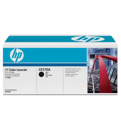Originálny toner HP CE270A (650A), čierny, 13500 strán