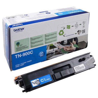 Originálny toner Brother TN-900C, azúrový, 6000 strán