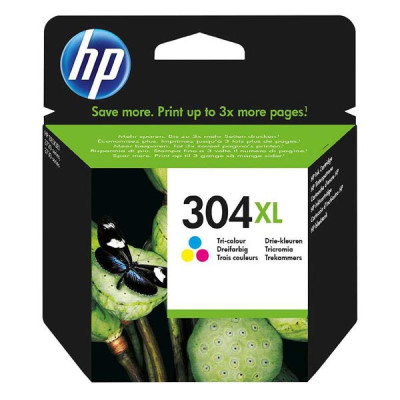 Originálny atrament HP N9K07AE (304XL), farebný, 300 strán (7 ml)