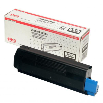 Originálny toner Oki C3200 (43034808), čierny, 1500 strán