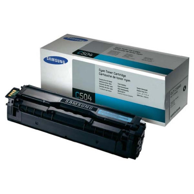 Originálny toner Samsung CLT-C504S (SU025A), azúrový, 1800 strán