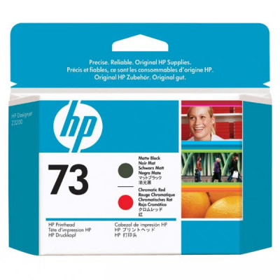 Originálna tlačová hlava HP CD949A (73), matne čierna/chromaticky červená, 130 ml