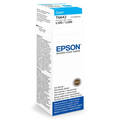 Originálny atrament Epson T6642 (C13T66424A), azúrový, 70 ml