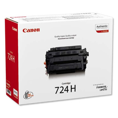 Originálny toner Canon CRG-724HBk (3482B002), čierny, 12500 strán