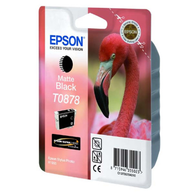 Originálny atrament Epson T0878 (C13T08784010), matne čierny, 11,4 ml