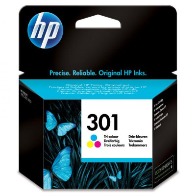 Originálny atrament HP CH562EE (301), farebný, 6 ml