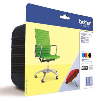 Originálny atrament Brother LC-229XLVALBP, CMYK, 3 × 1200 + 2400 strán, 4-pack