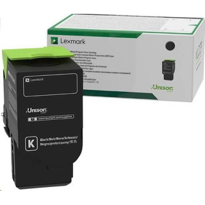 Originálny toner Lexmark C252UK0, čierny, 8000 strán, return